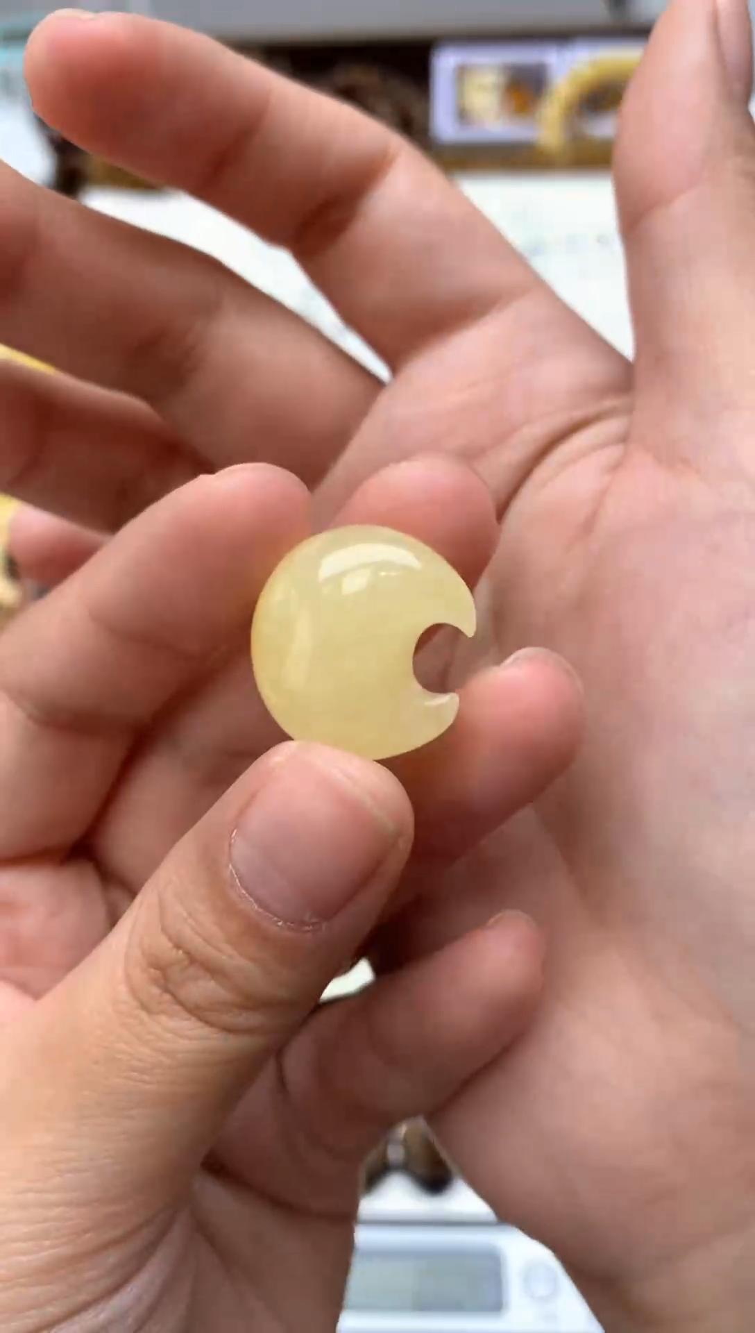 【闪购商品】琥珀珠宝奇石未镶嵌038琥珀蜜蜡花粉