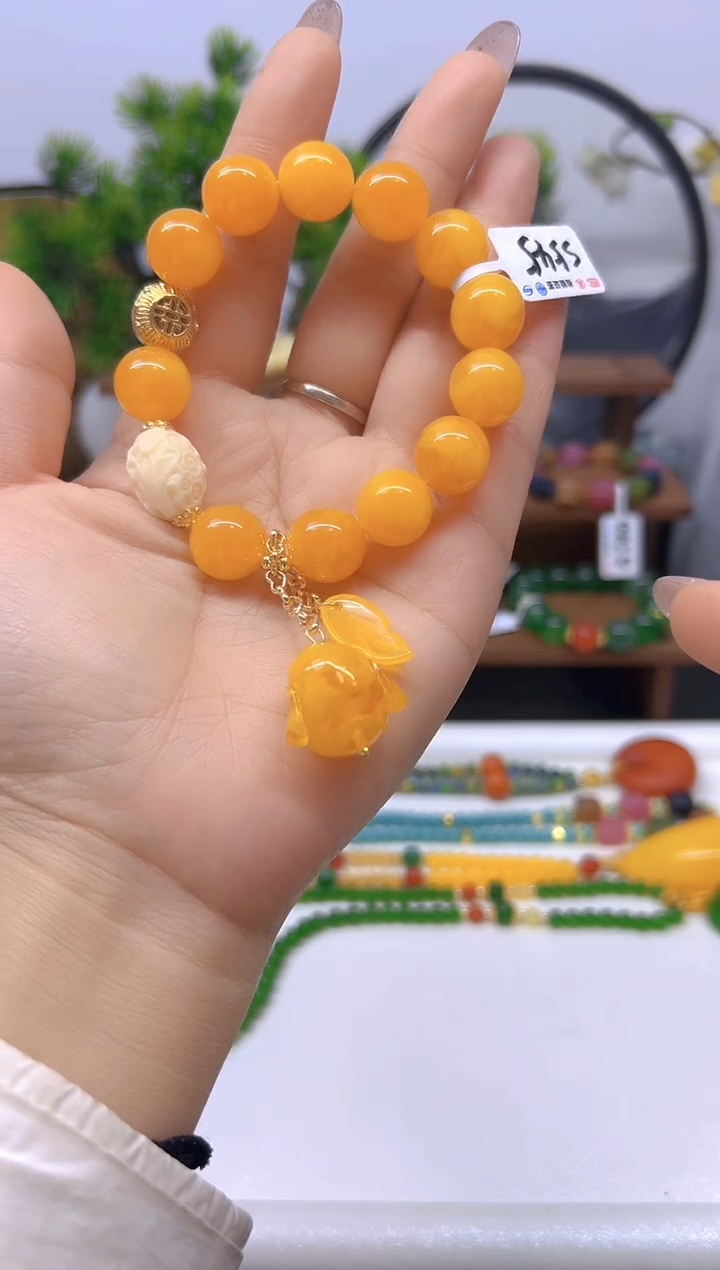 【闪购商品】蜜蜡手链未镶嵌手链S545