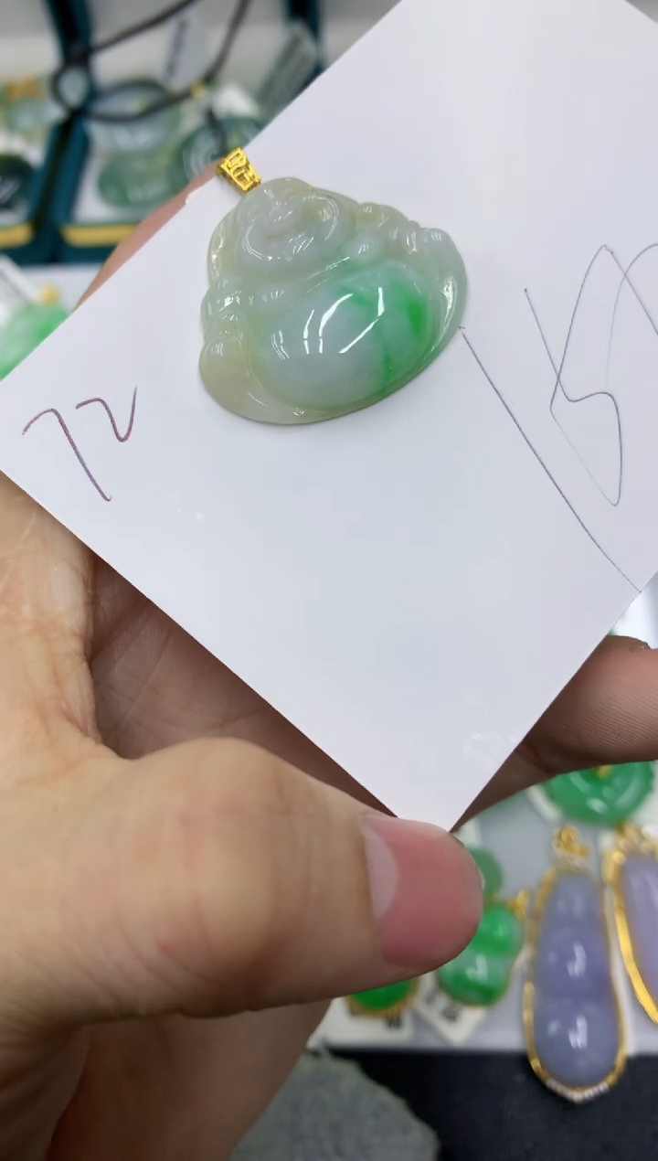 【闪购商品】翡翠颈饰18K金镶嵌号链接11111111111