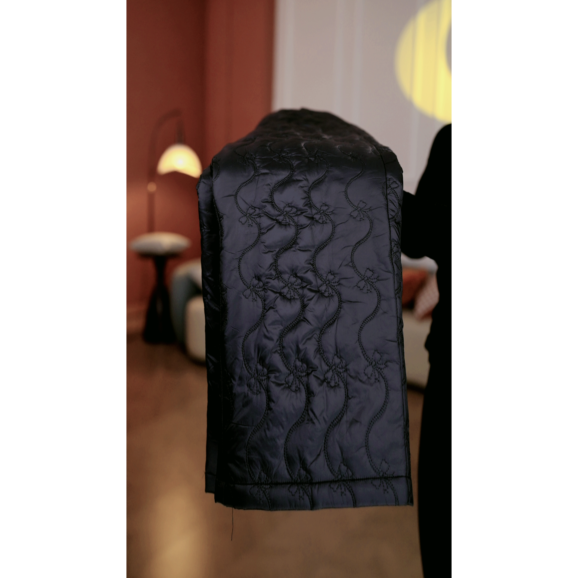 蝴蝶结新款气质百搭高腰直筒裤（DP81/双牌/文/龙）