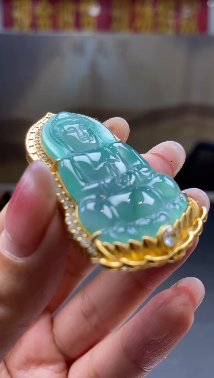 【闪购商品】翡翠颈饰未镶嵌********q36