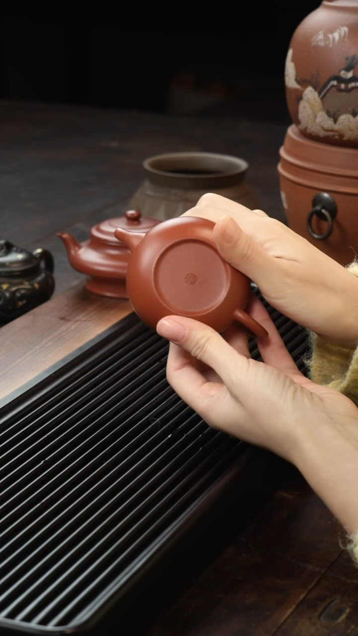 茶壶紫砂朱泥小梨