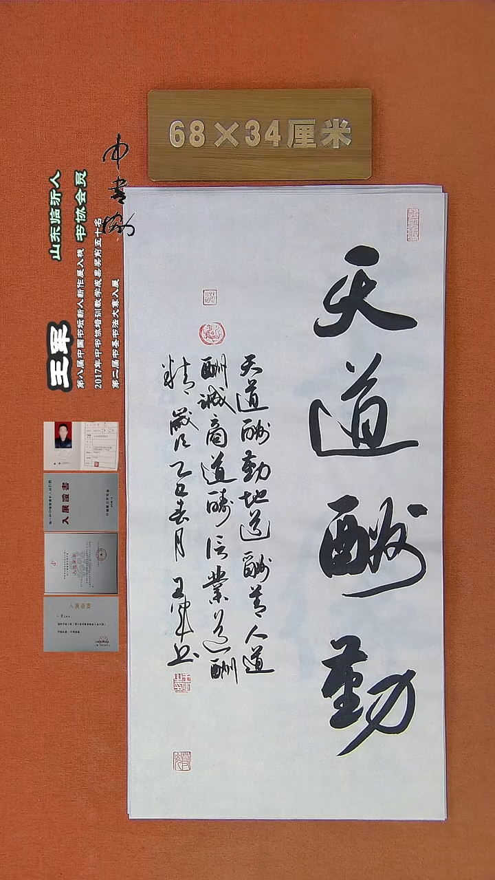 【闪购商品】书法939a王军书法作品