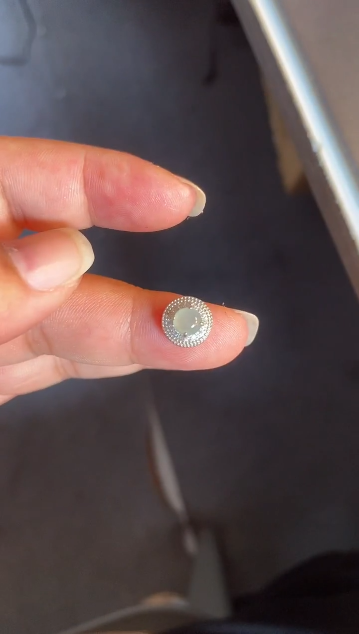 吊坠(不含链)银S925镶嵌翡翠1