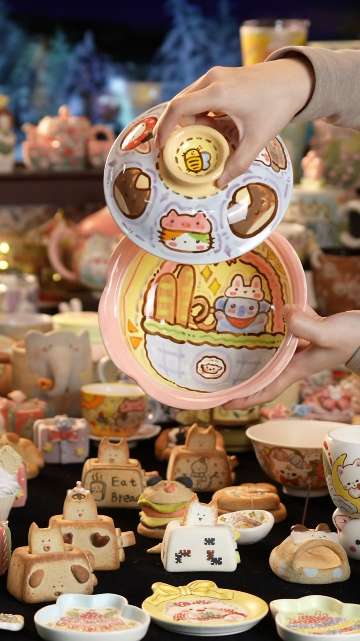 其他陶景德镇釉下彩手绘设计师款陶瓷