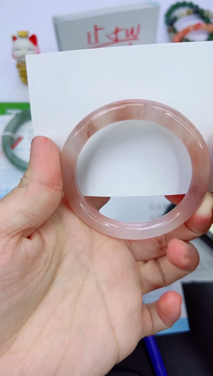 【闪购商品】石英质玉手镯未镶嵌230-54.5