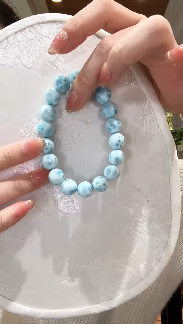 【闪购商品】针钠钙石（海纹石）手链未镶嵌国风