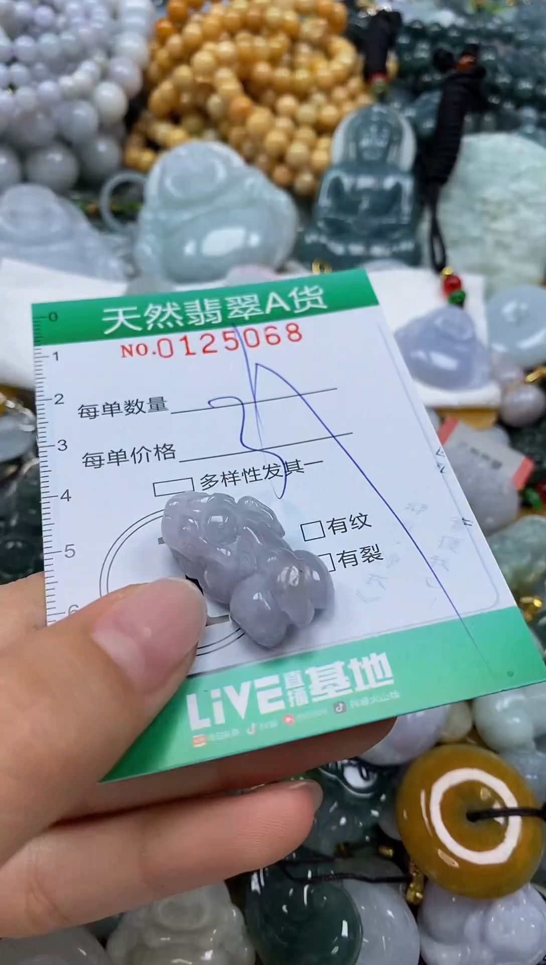 翡翠未镶嵌颈饰闪购0125068