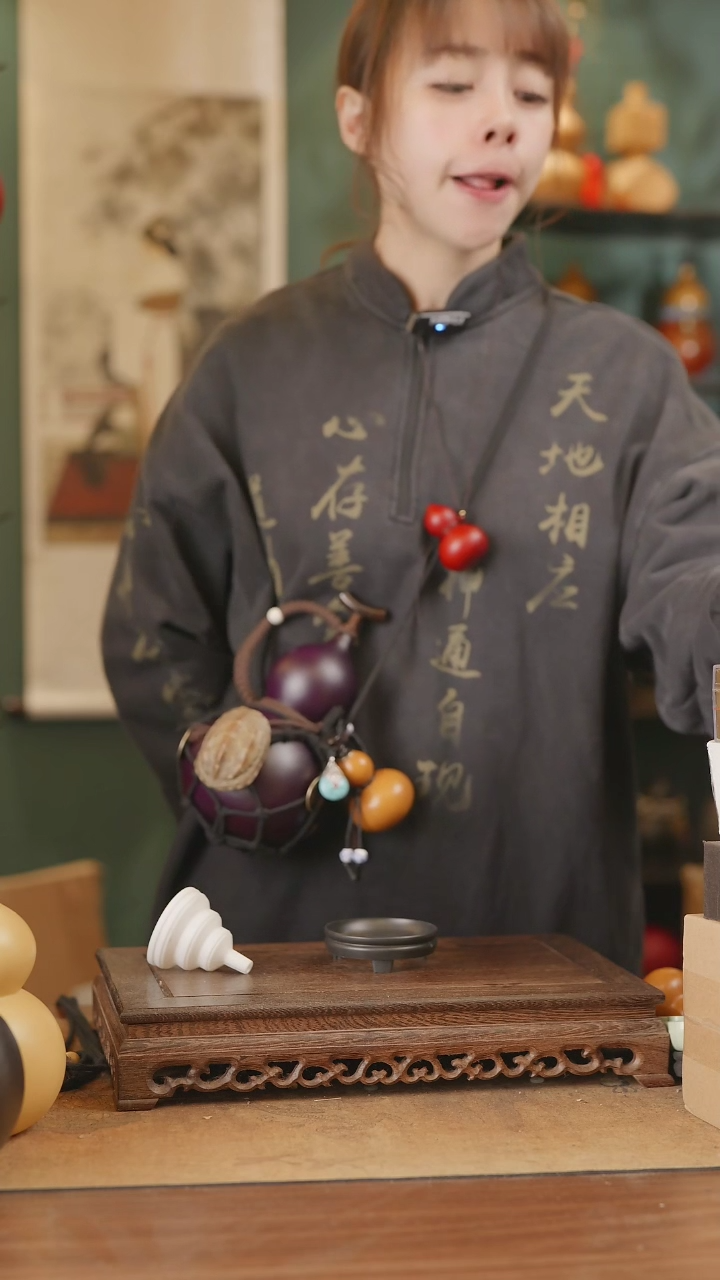 【闪购商品】271号精品天然大漆工艺防渗内胆酒葫芦~