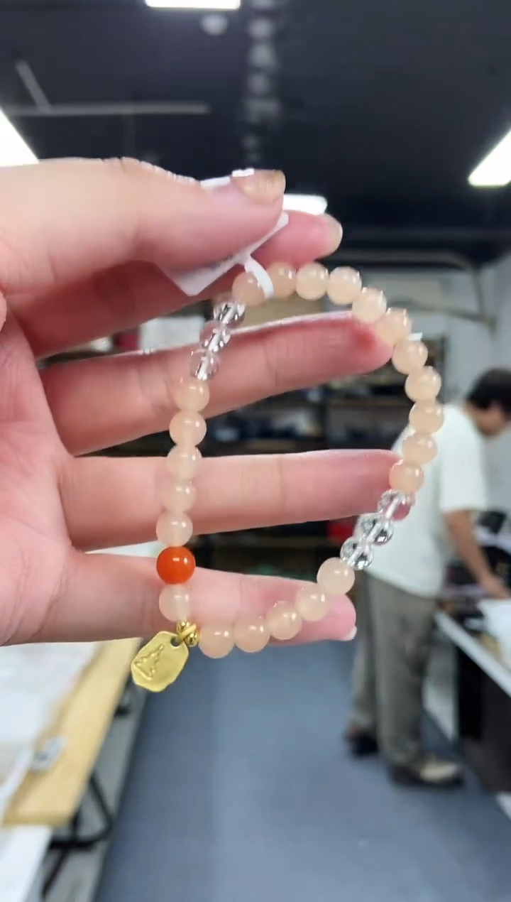 【闪购商品】和田玉手串未镶嵌多样性发其一颜色微差