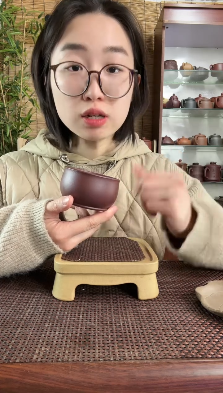 【闪购商品】紫砂茶杯宜兴原矿紫砂玉璧底主人杯100cc无礼盒