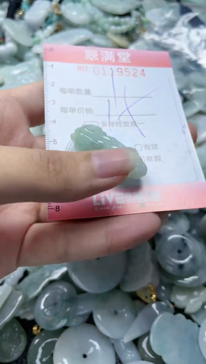【闪购商品】翡翠未镶嵌颈饰闪购0119524