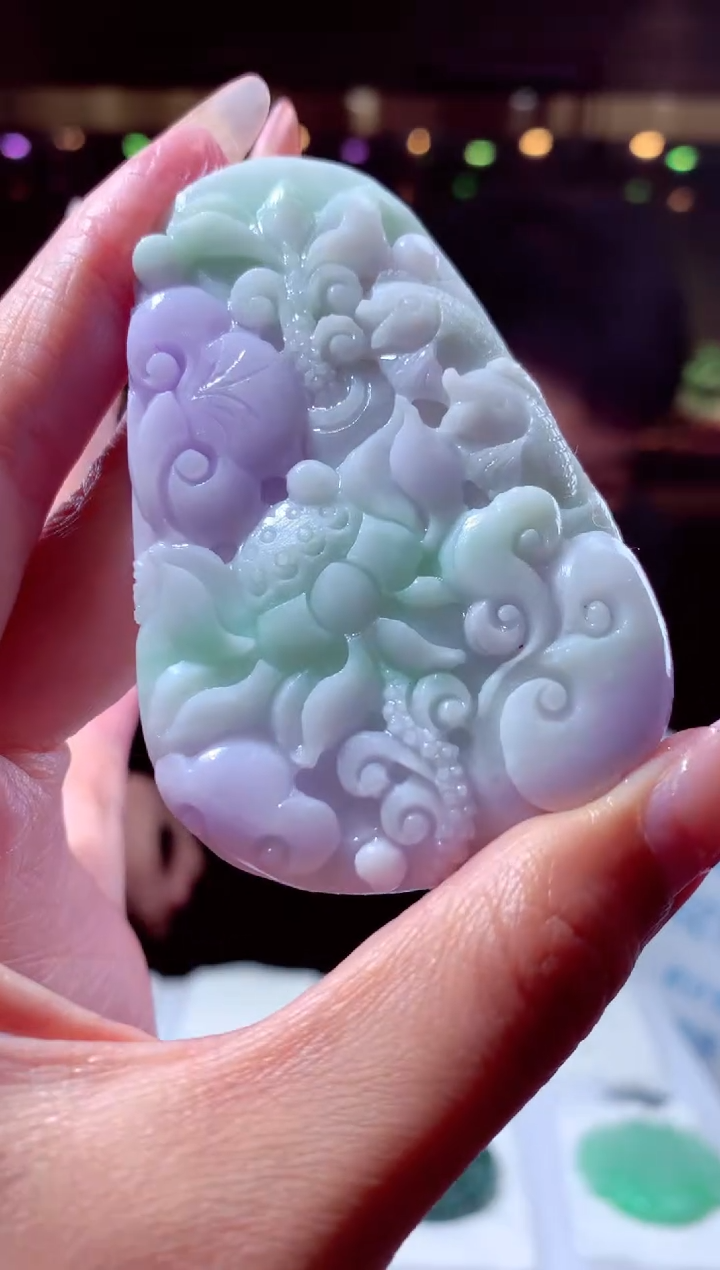 【闪购商品】定制翡翠未镶嵌挂件发货（拍一发一）