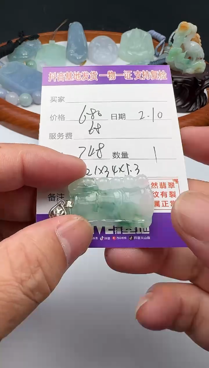 【闪购商品】翡翠颈饰未镶嵌111111111111