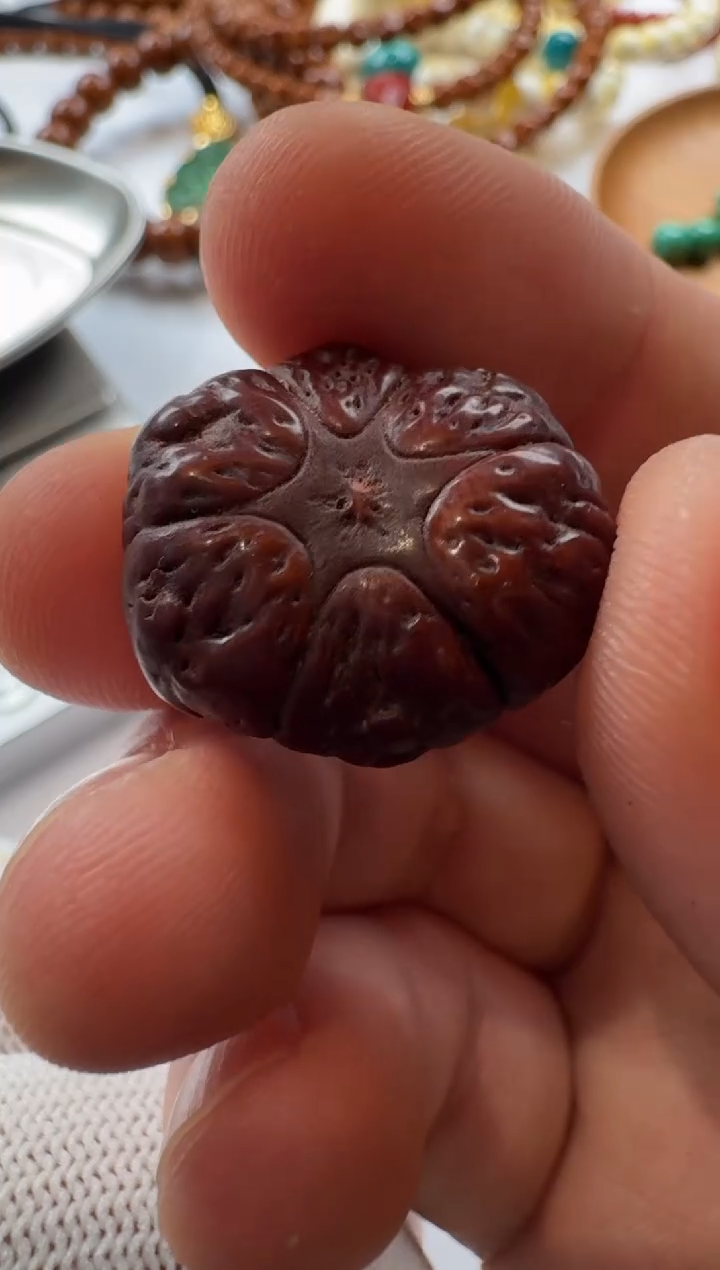 把件凤眼菩提凤眼单籽三通