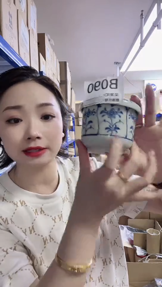 瓷片 全新高端瓷器炖盅B090