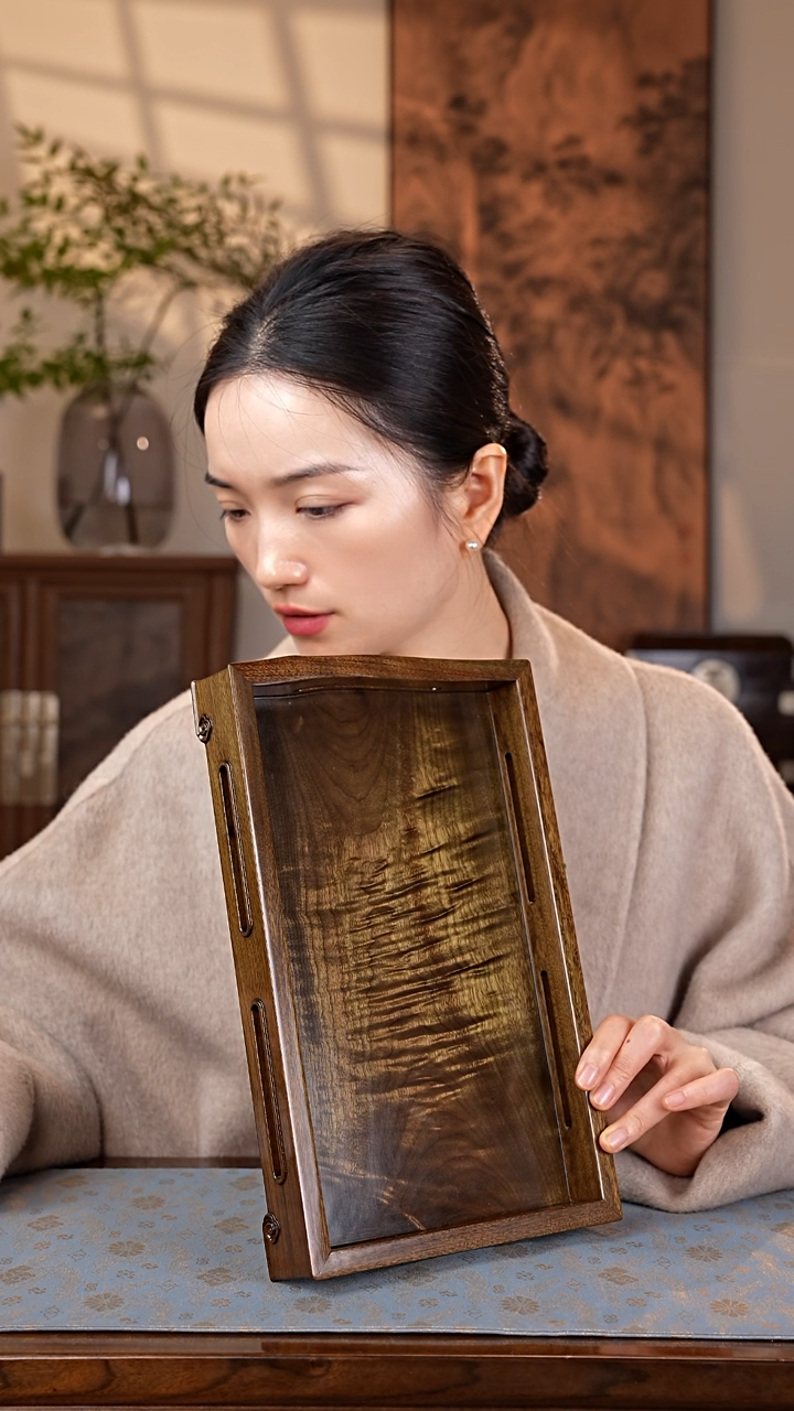 乌木类家具金丝楠阴沉木 明式文盘