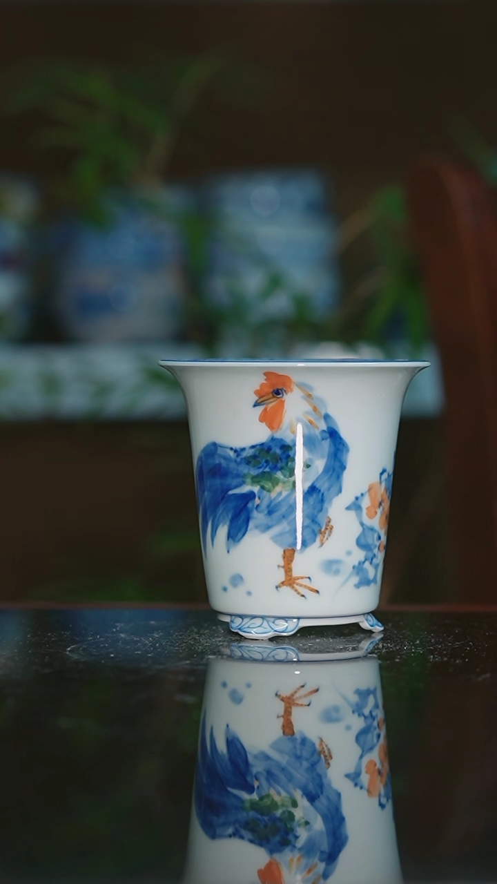 【闪购商品】手绘陶瓷内口7高9深