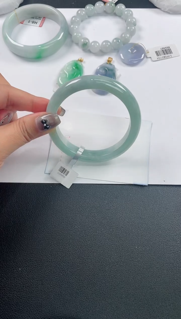未镶嵌手镯翡翠基地发货H8990 59+