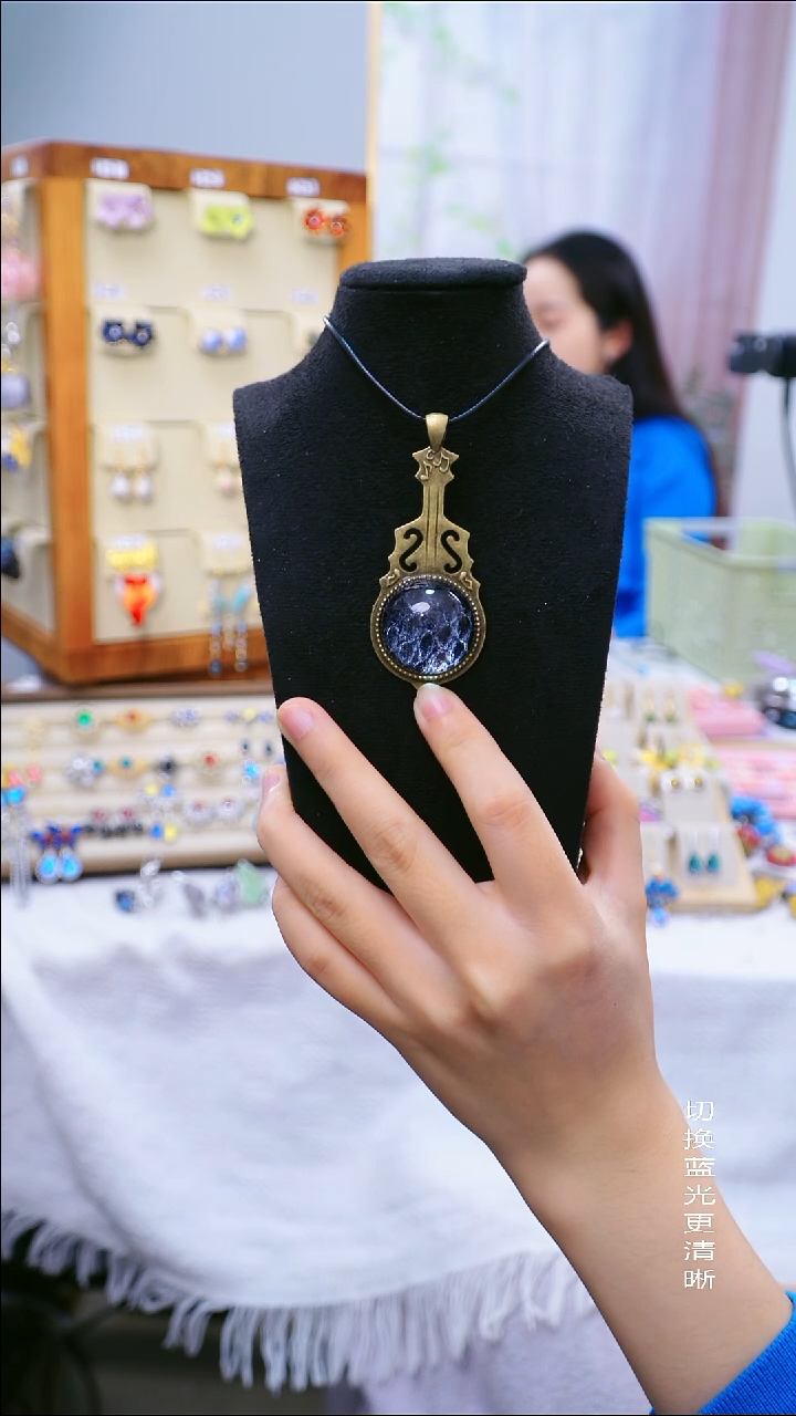 铜合金925银树脂仅一件孤品标本耳饰（不退不换 跑单小黑屋）