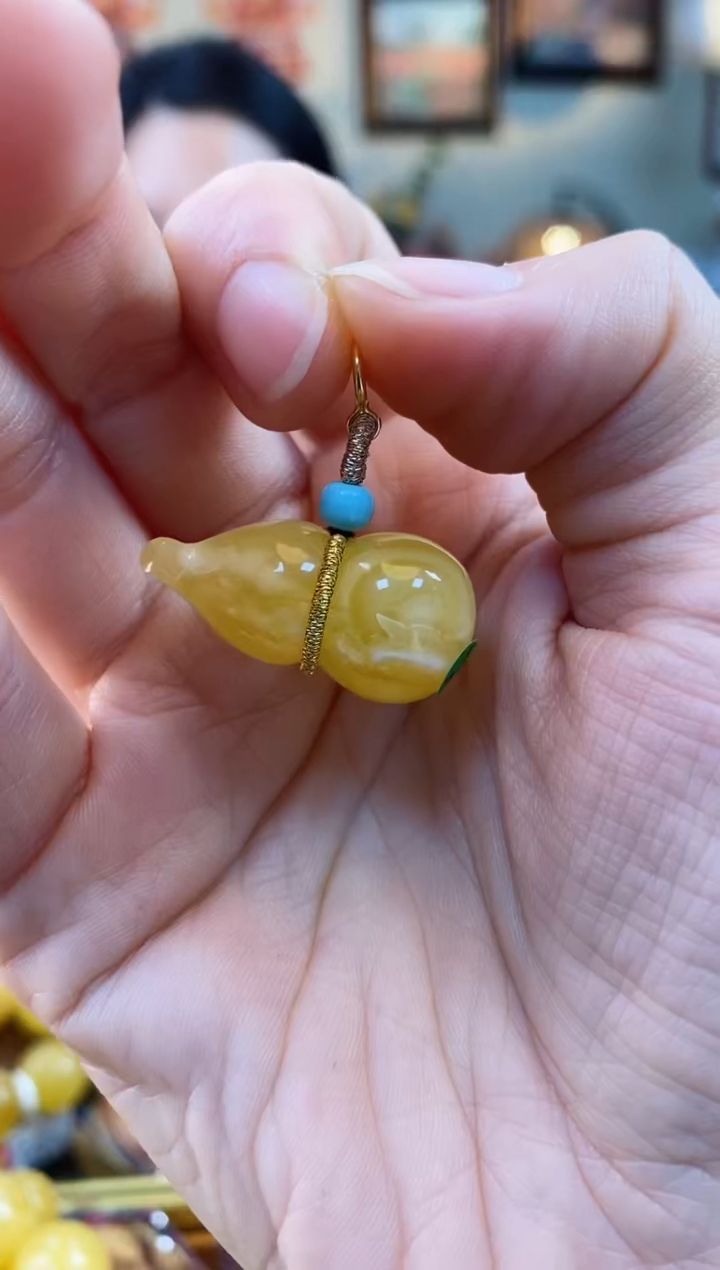 【闪购商品】琥珀颈饰未镶嵌吊坠