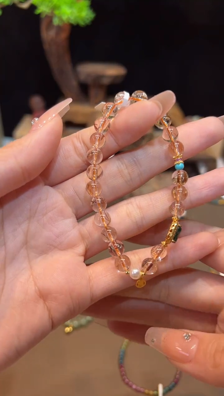 【闪购商品】水晶手链未镶嵌手饰@@E6403