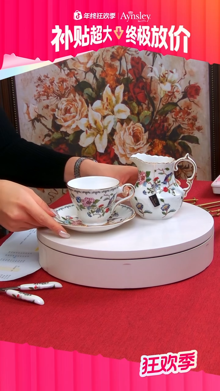 36%以上骨粉骨瓷我****m雀鸟水罐+咖啡杯