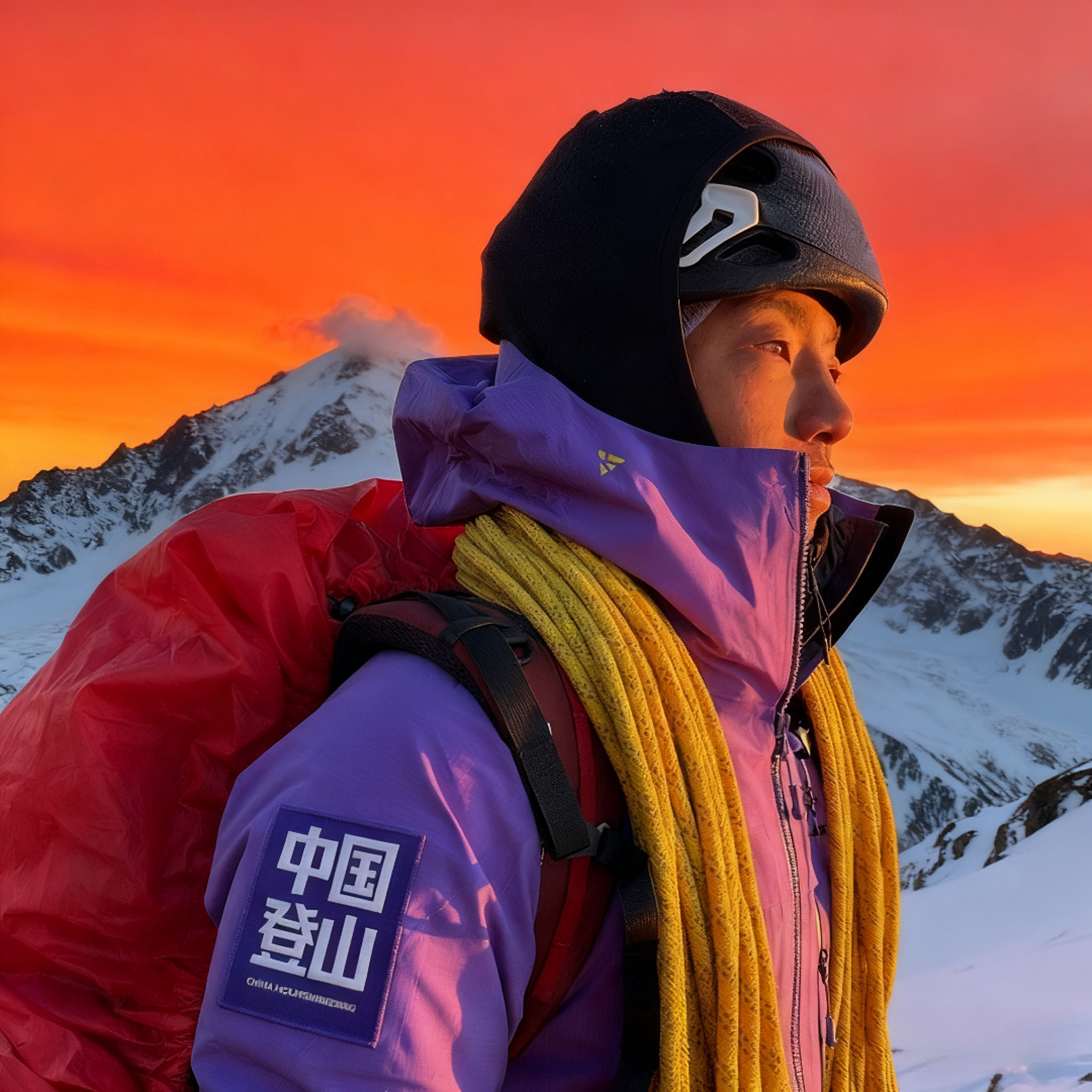 高品质同款太阳石Mont-X中国登山情侣山染绿硬壳防风衣冲锋衣男女