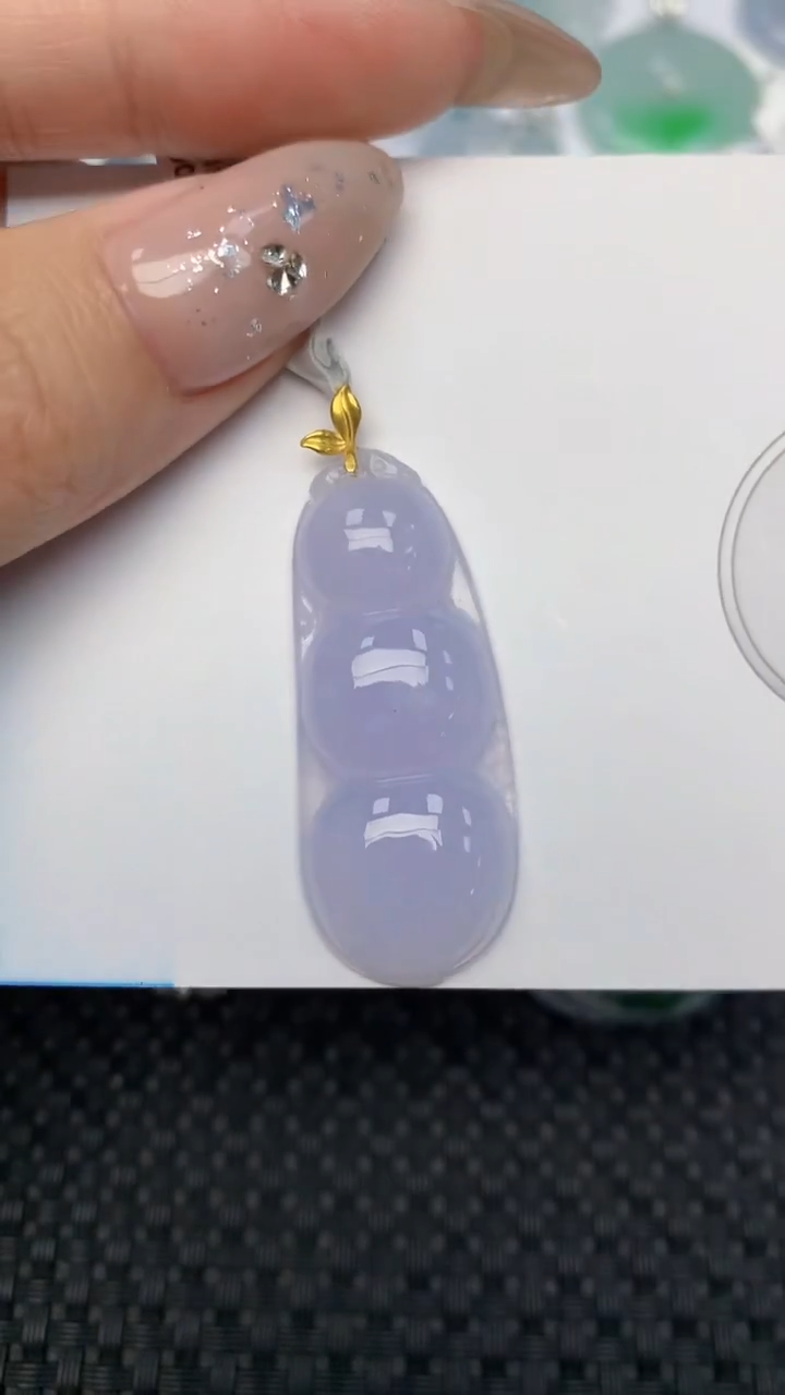 颈饰未镶嵌翡翠天然缅甸翡翠a货百元以上9元证书费自理