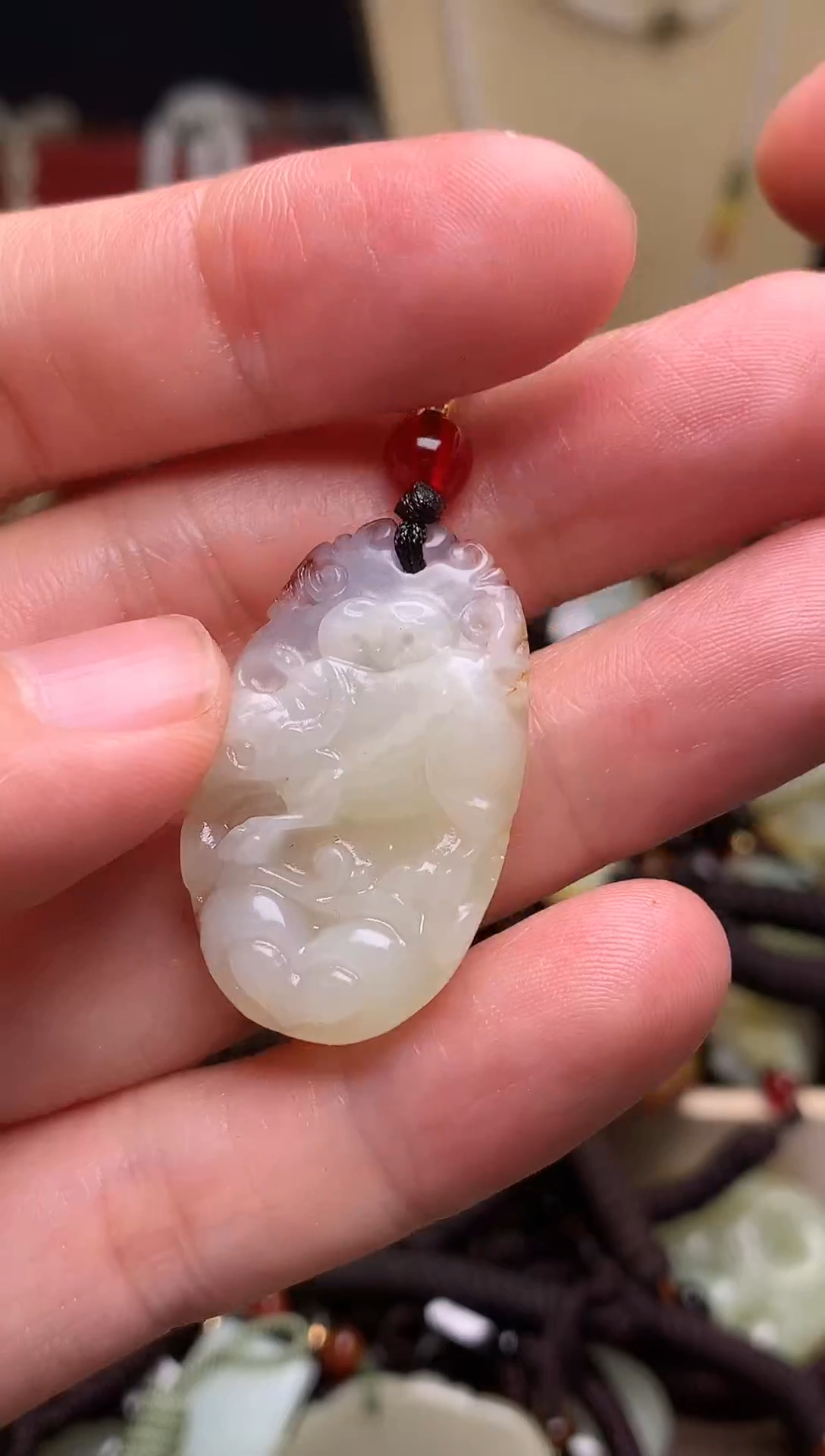 颈饰未镶嵌和田玉新疆料青海料清水和田玉吊坠
