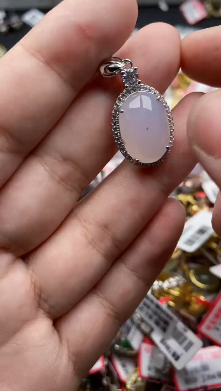 【闪购商品】翡翠戒指银S925镶嵌33333---3