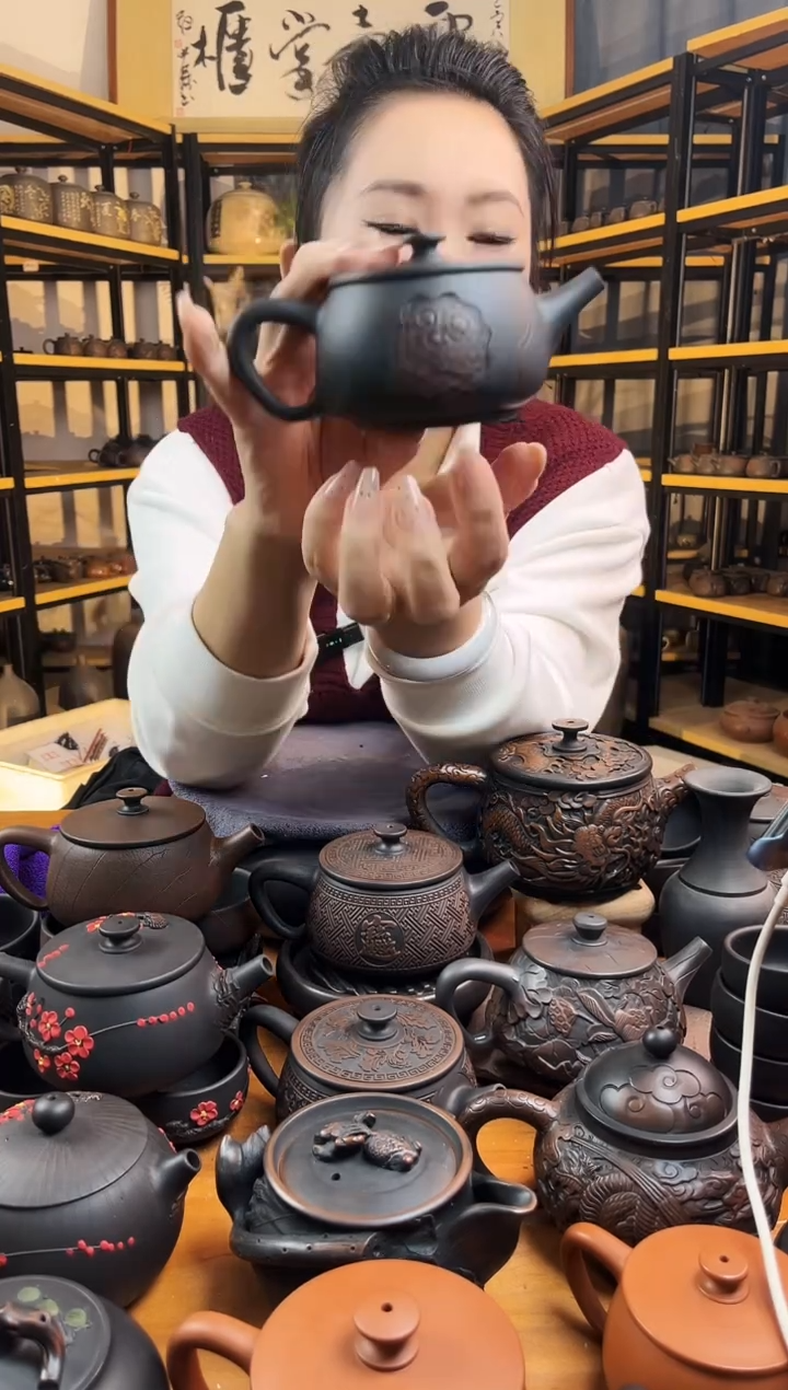 【闪购商品】壶无礼盒网孔 莲蓬大口汉瓦