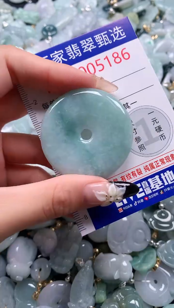 翡翠未镶嵌颈饰5186