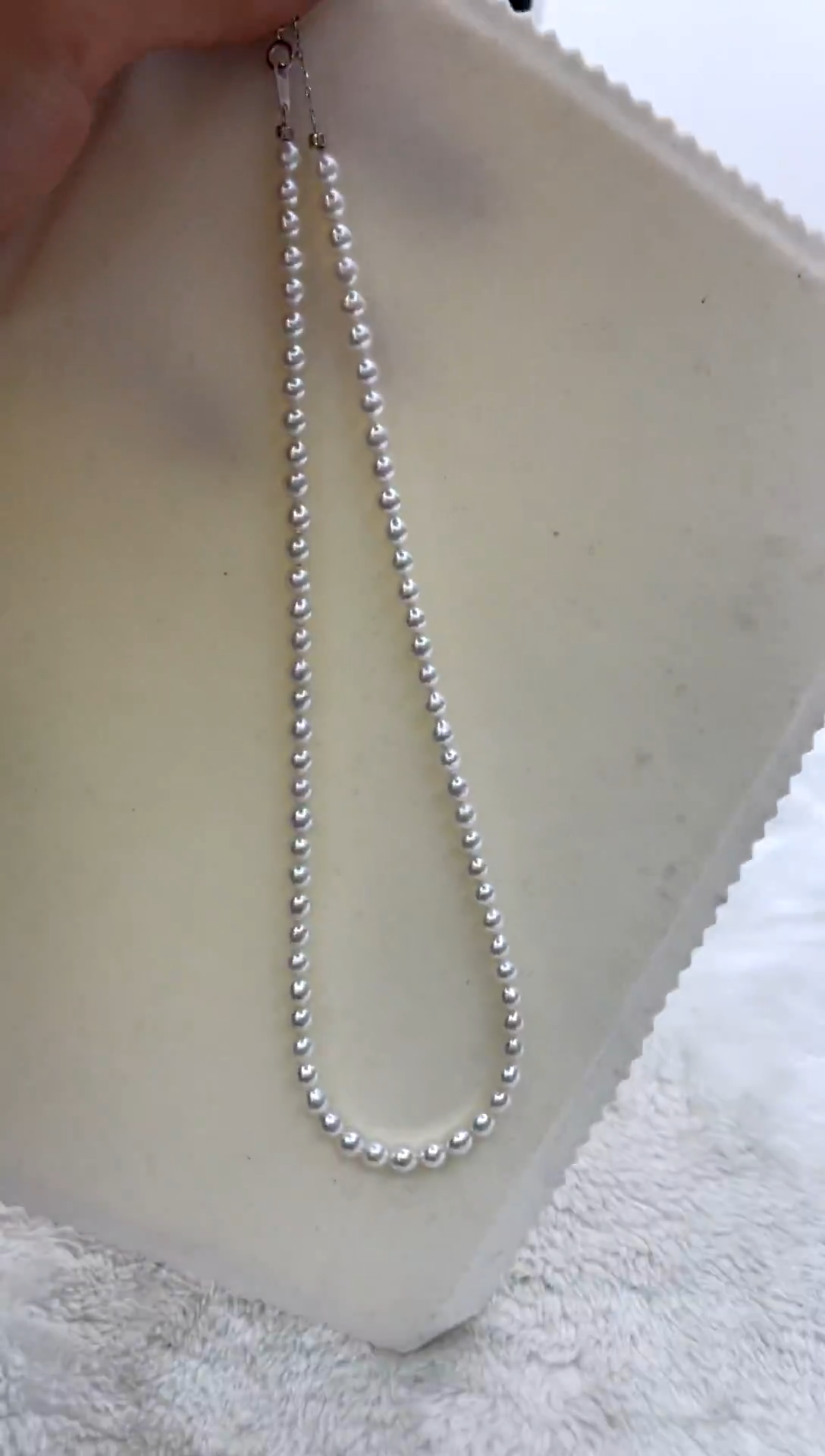 颈饰银S925镶嵌淡水珍珠5-6