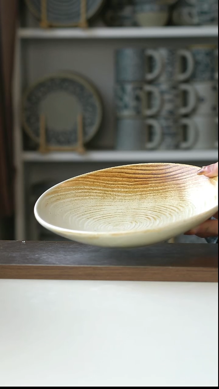 陶Dxc年轮深盘22cm@4-2@