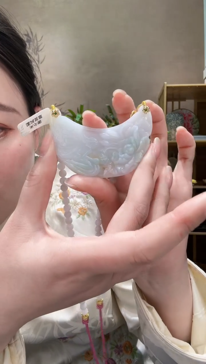 【闪购商品】翡翠耳饰未镶嵌吊坠