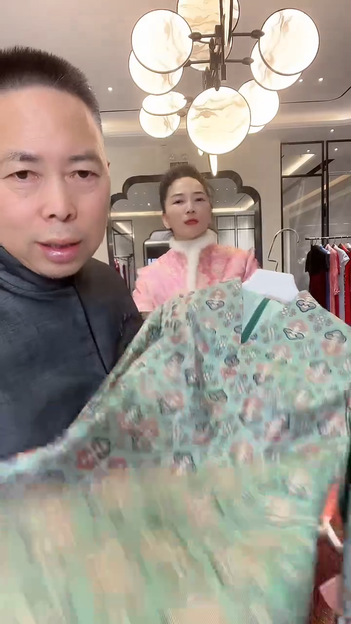 织绣称心如意定制款连衣裙 599 xl码