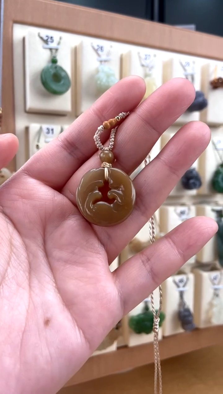 【闪购商品】和田玉颈饰未镶嵌九尾狐吊坠