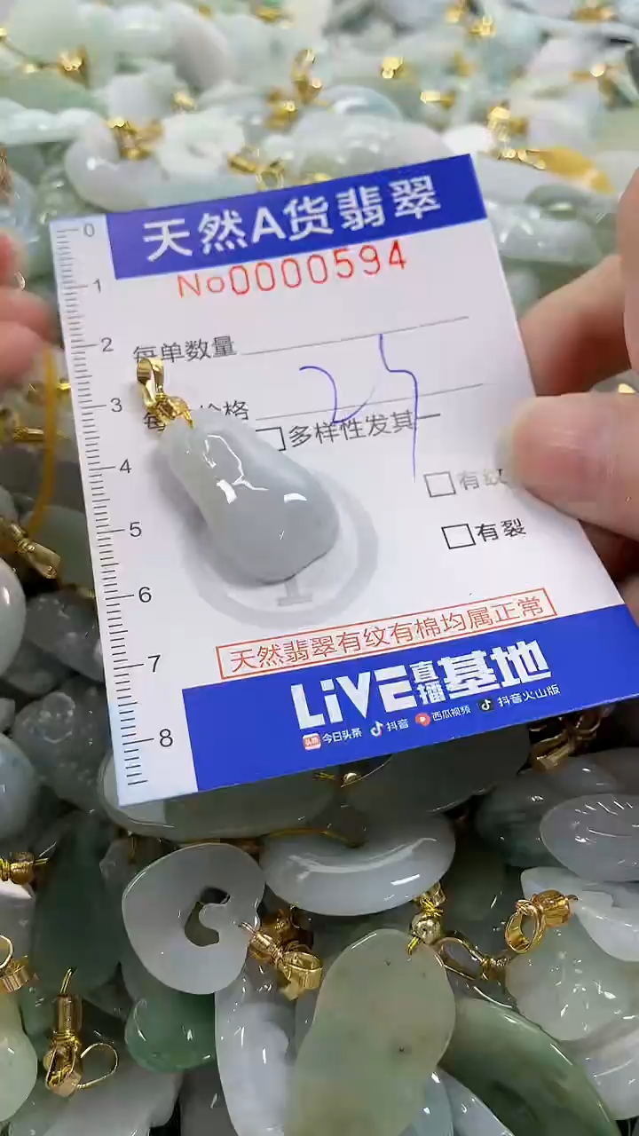 颈饰未镶嵌翡翠纯天然a货翡翠