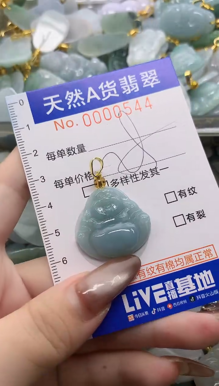 翡翠未镶嵌颈饰天然A货翡翠