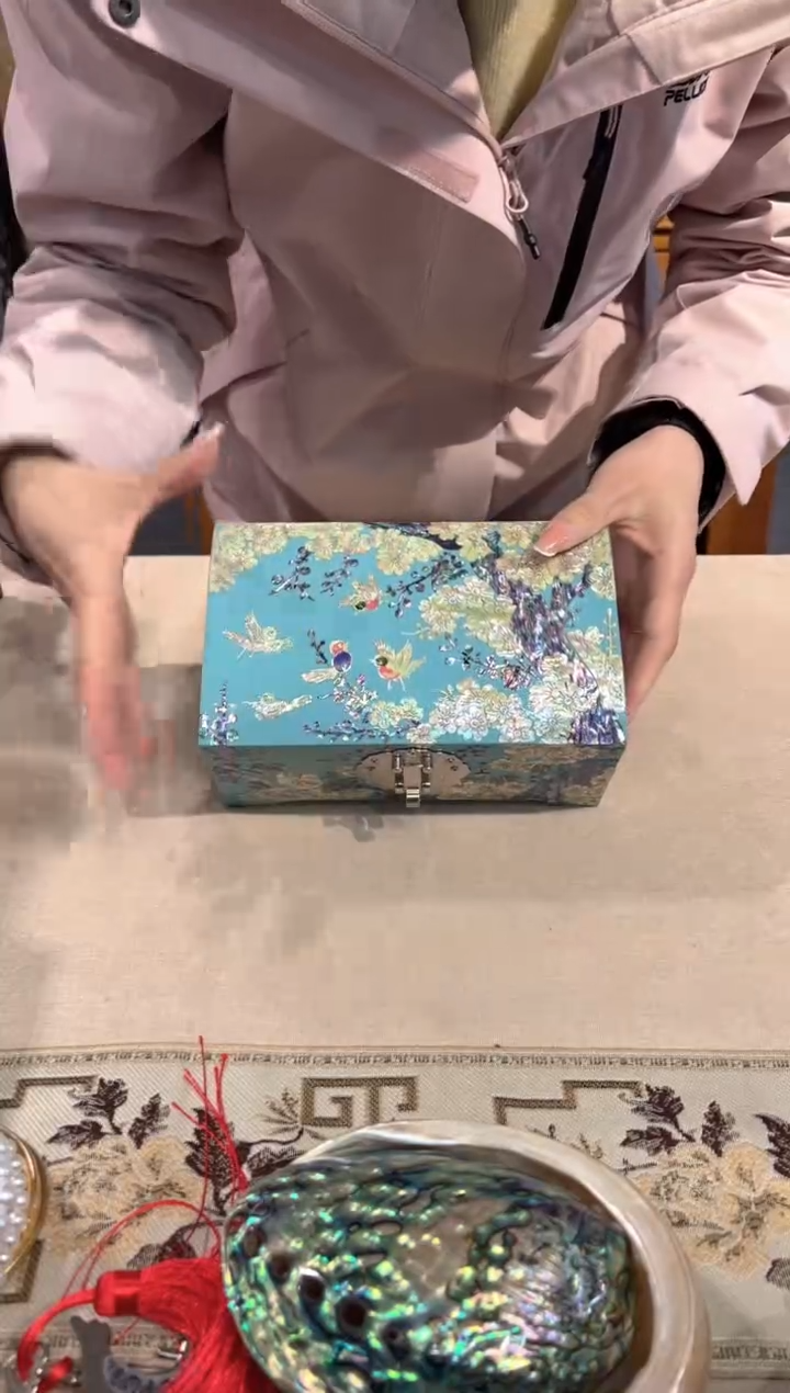 【闪购商品】鱼锁全满贝弘贝雅螺钿漆器文化馆