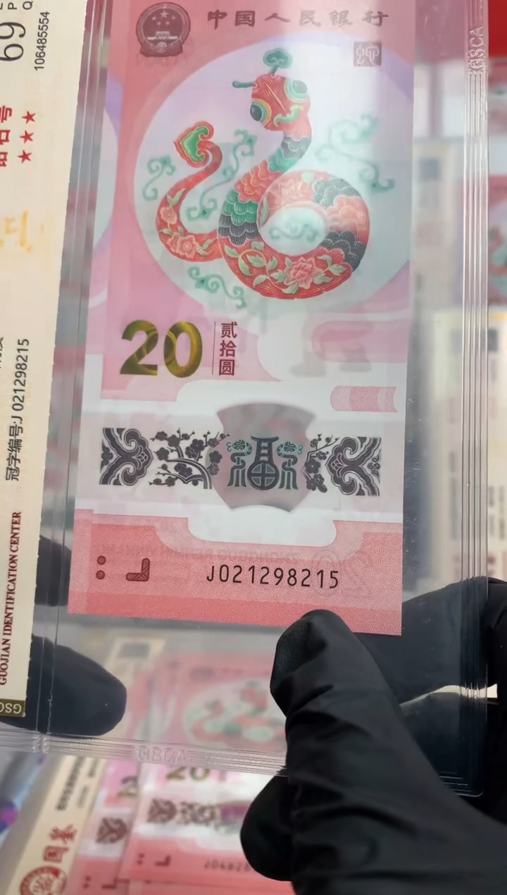 【闪购商品】塑料  蛇钞 真钞【单张】98215