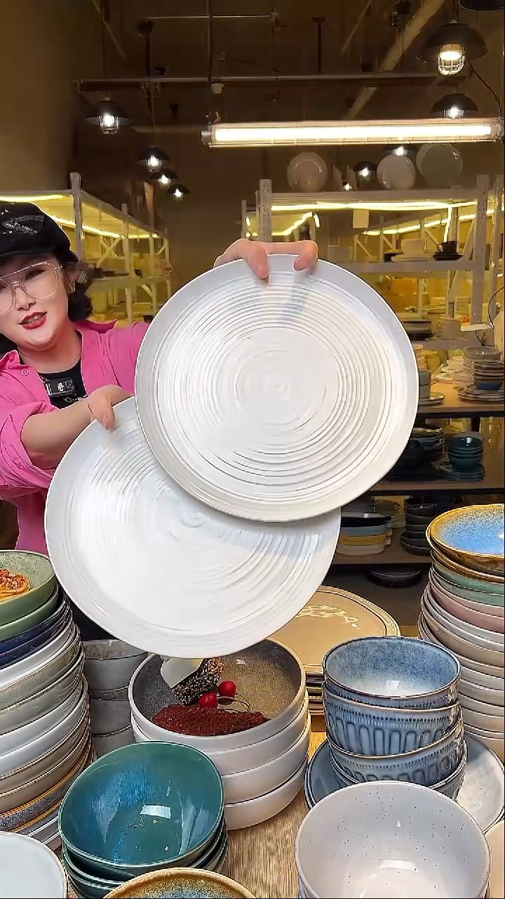 瓷129外贸尾货窑变釉下彩默认微瑕