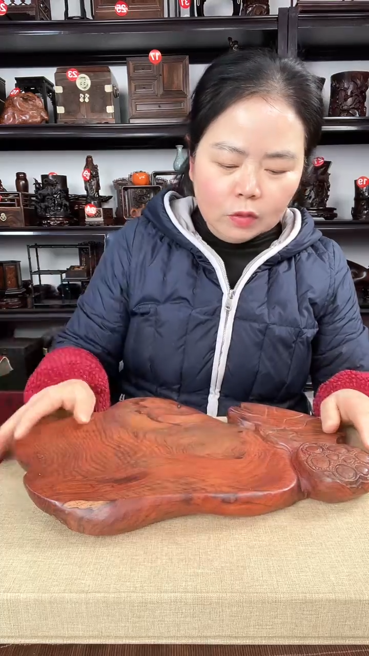 【闪购商品】木477瑕疵老李红木工艺品