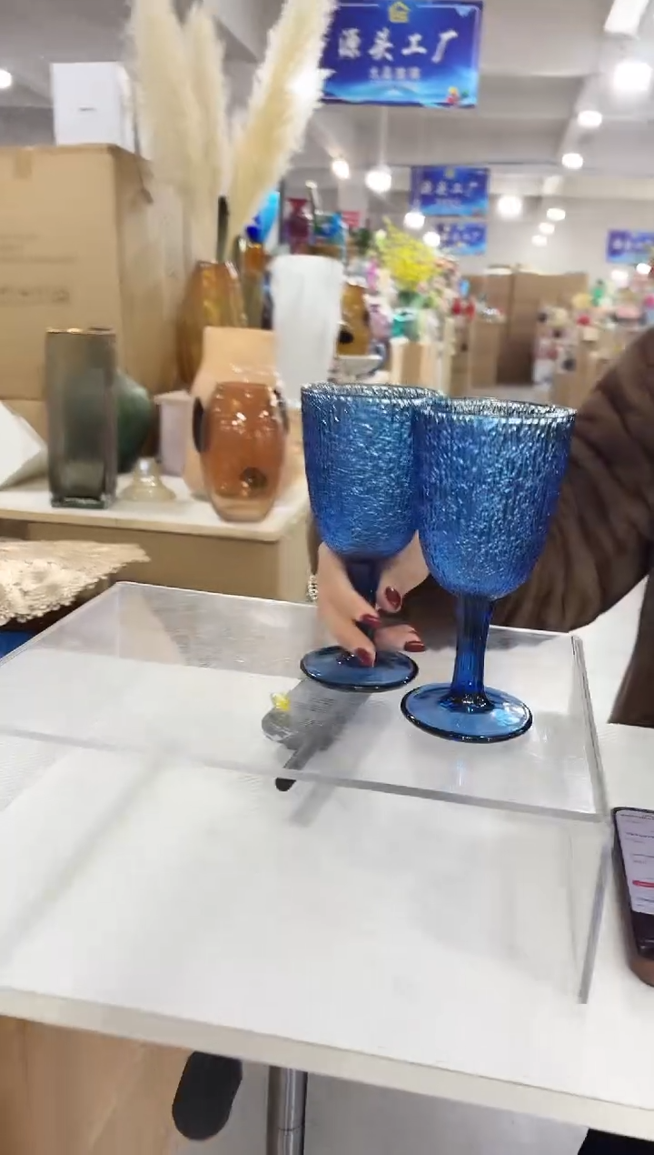 【闪购商品】玻璃私花贸易祁祁-微瑕--80ML9一对