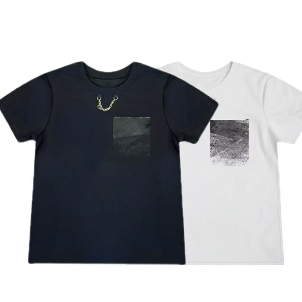 夏季时尚高级设计口袋T恤