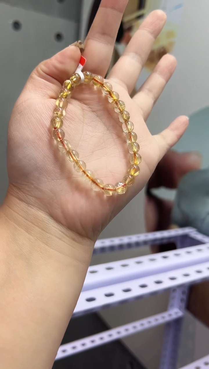 未镶嵌手串水晶钛晶手串7m+ M50372X 