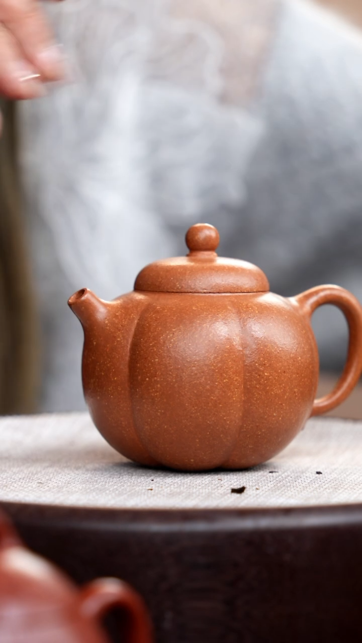 【闪购商品】紫砂茶壶琥珀金砂金瓜