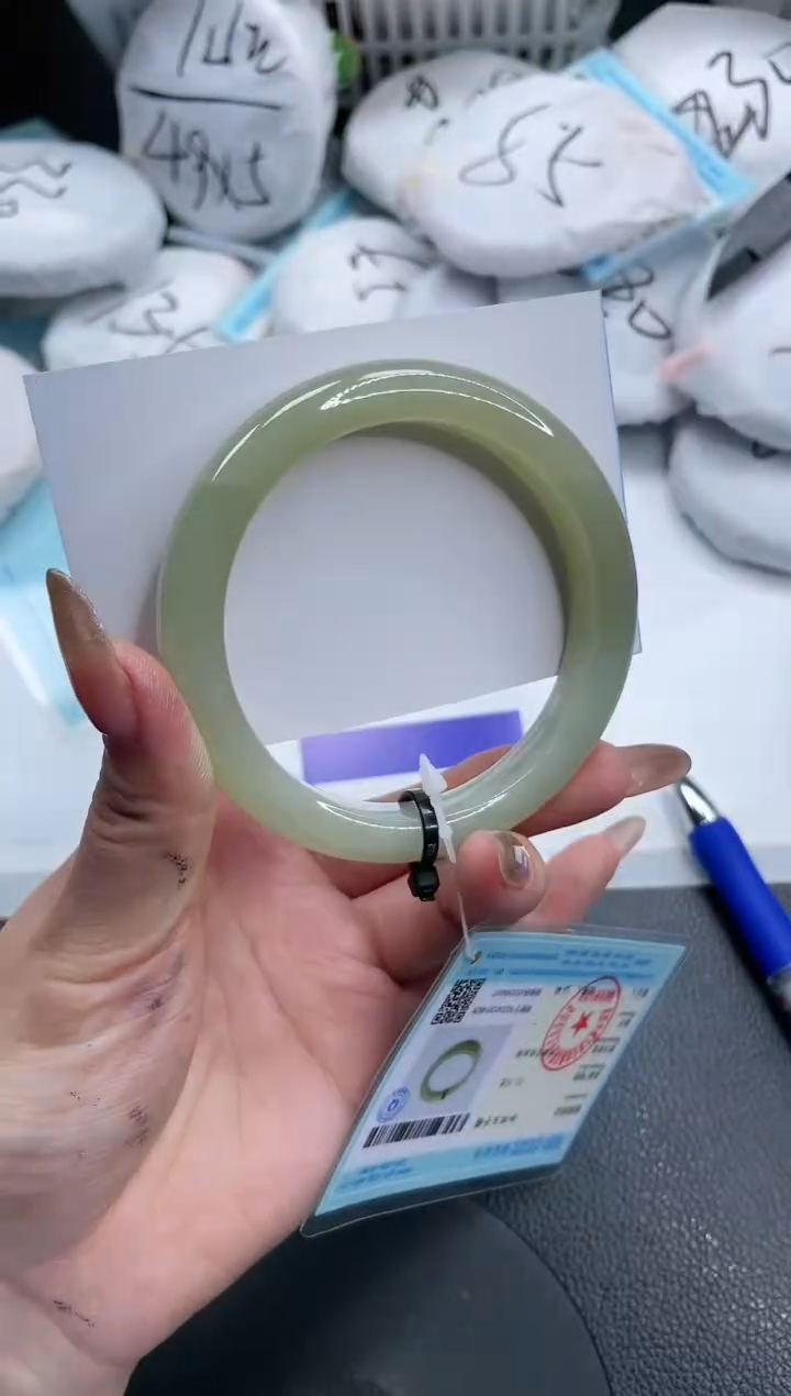 【闪购商品】和田玉手镯未镶嵌18S208-59