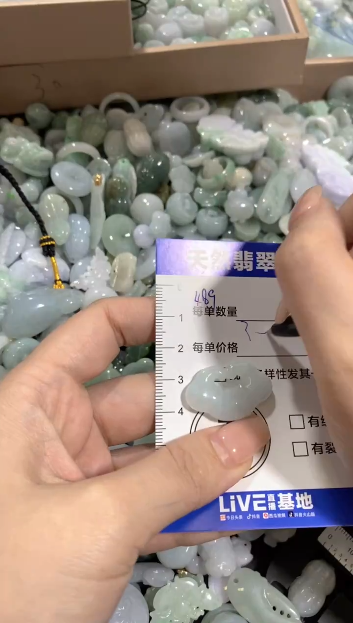 颈饰未镶嵌翡翠天然翡翠A货批量多样性发一件